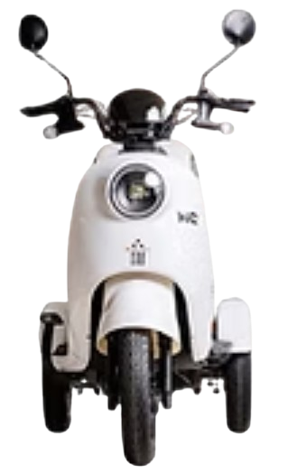 Triciclo elétrico Moto Chefe MIA TRI 1000W frente