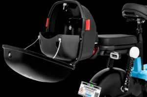 Bike eletrica Conduzza RIO 800W - baú traseiro