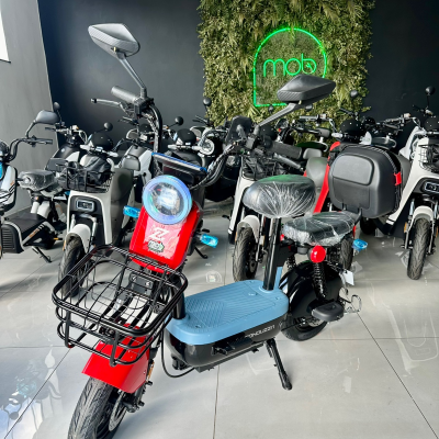 Bike eletrica Conduzza RIO 800W - vermelha