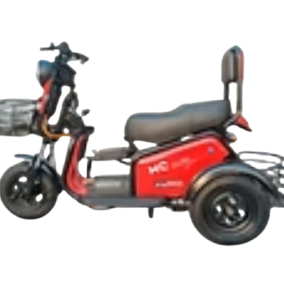 Triciclo-elétrico-Moto-Chefe-JOY-TRI-600W vermelho